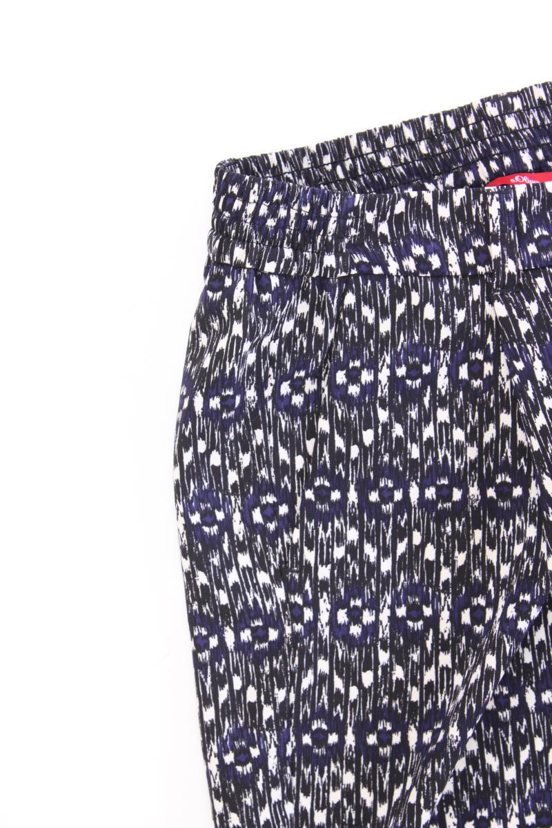s.Oliver Stoffhose Gr. 38 neuwertig blau aus Polyester