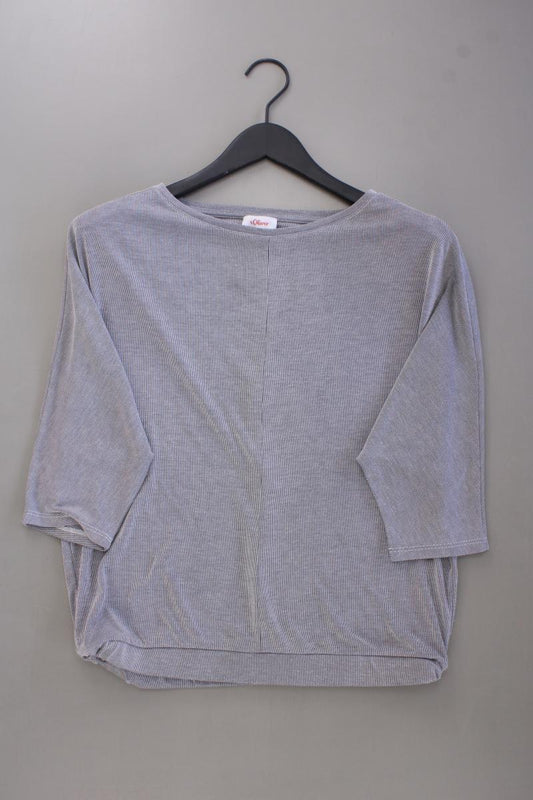 s.Oliver Oversize-Shirt Gr. 36 3/4 Ärmel grau aus Modal