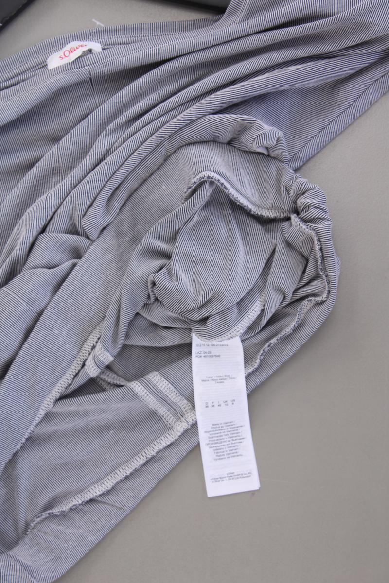 s.Oliver Oversize-Shirt Gr. 36 3/4 Ärmel grau aus Modal
