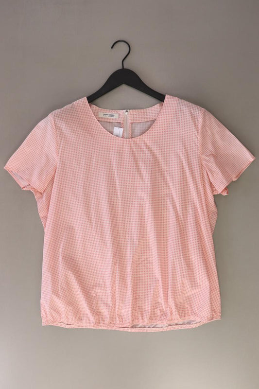 Gerry Weber Kurzarmbluse Gr. 44 rosa aus Baumwolle
