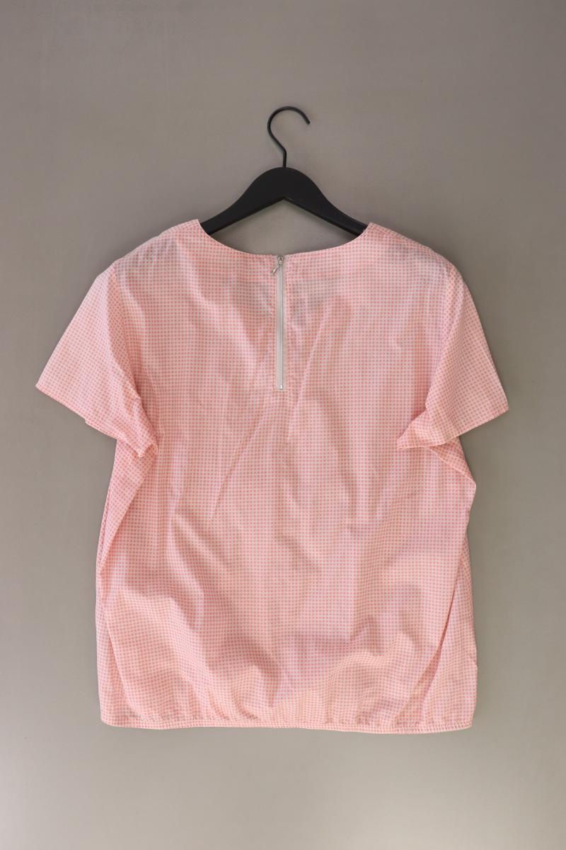 Gerry Weber Kurzarmbluse Gr. 44 rosa aus Baumwolle