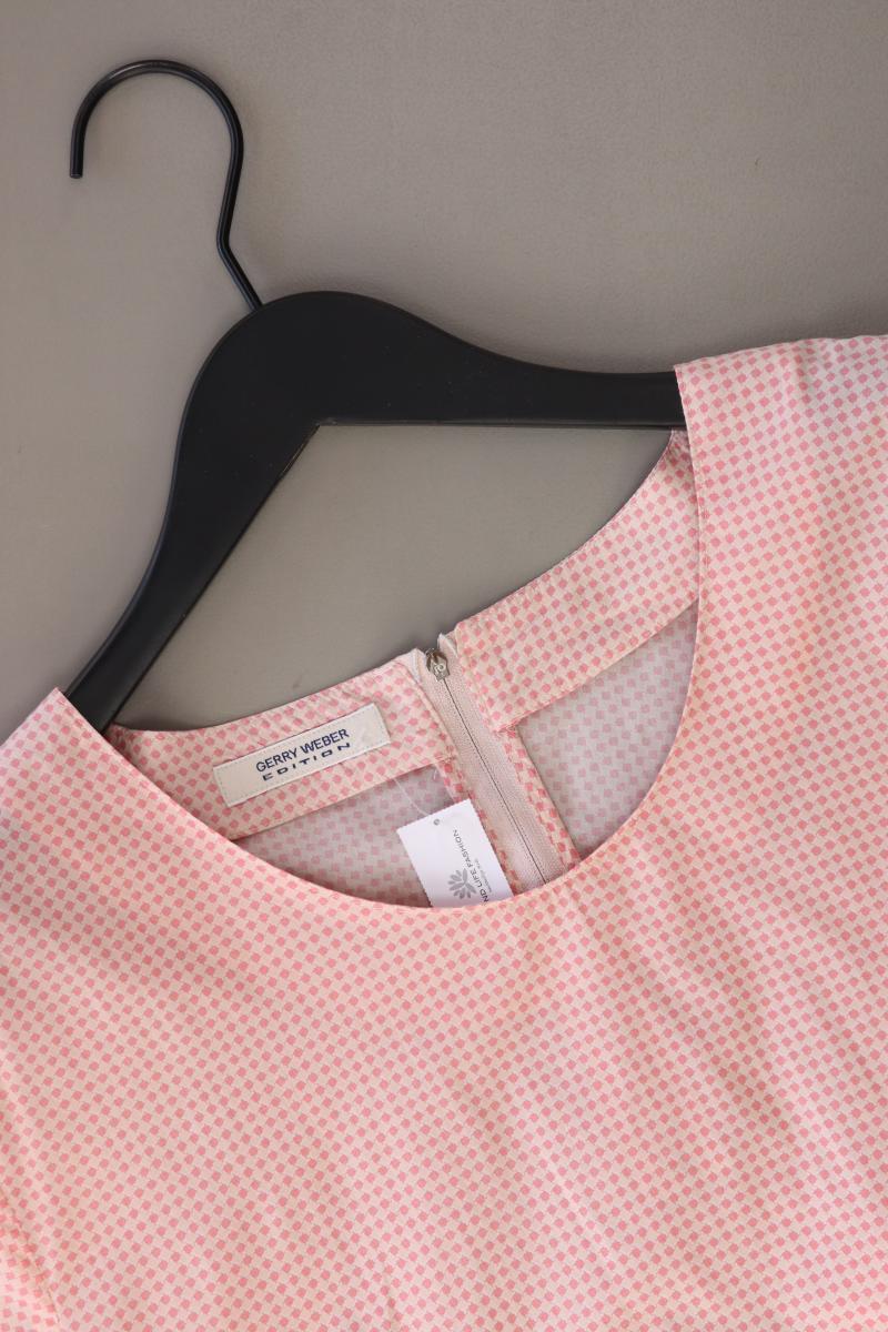 Gerry Weber Kurzarmbluse Gr. 44 rosa aus Baumwolle