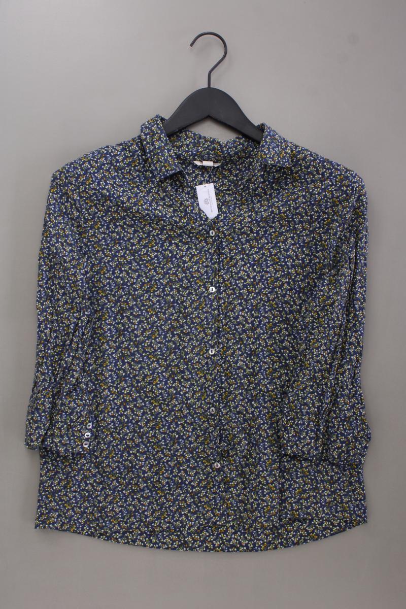 Esprit Classic Bluse Gr. 38 mit Blumenmuster 3/4 Ärmel mehrfarbig