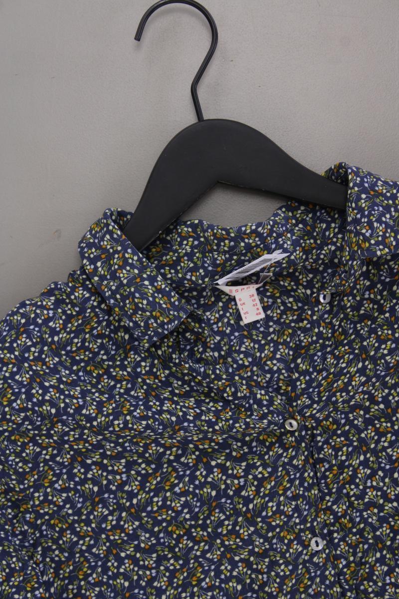 Esprit Classic Bluse Gr. 38 mit Blumenmuster 3/4 Ärmel mehrfarbig
