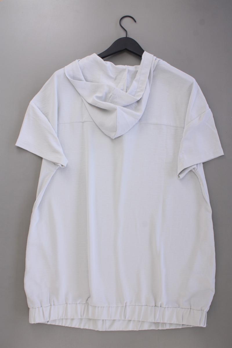 yest Kapuzenkleid Gr. 44 neuwertig Kurzarm grau aus Polyester