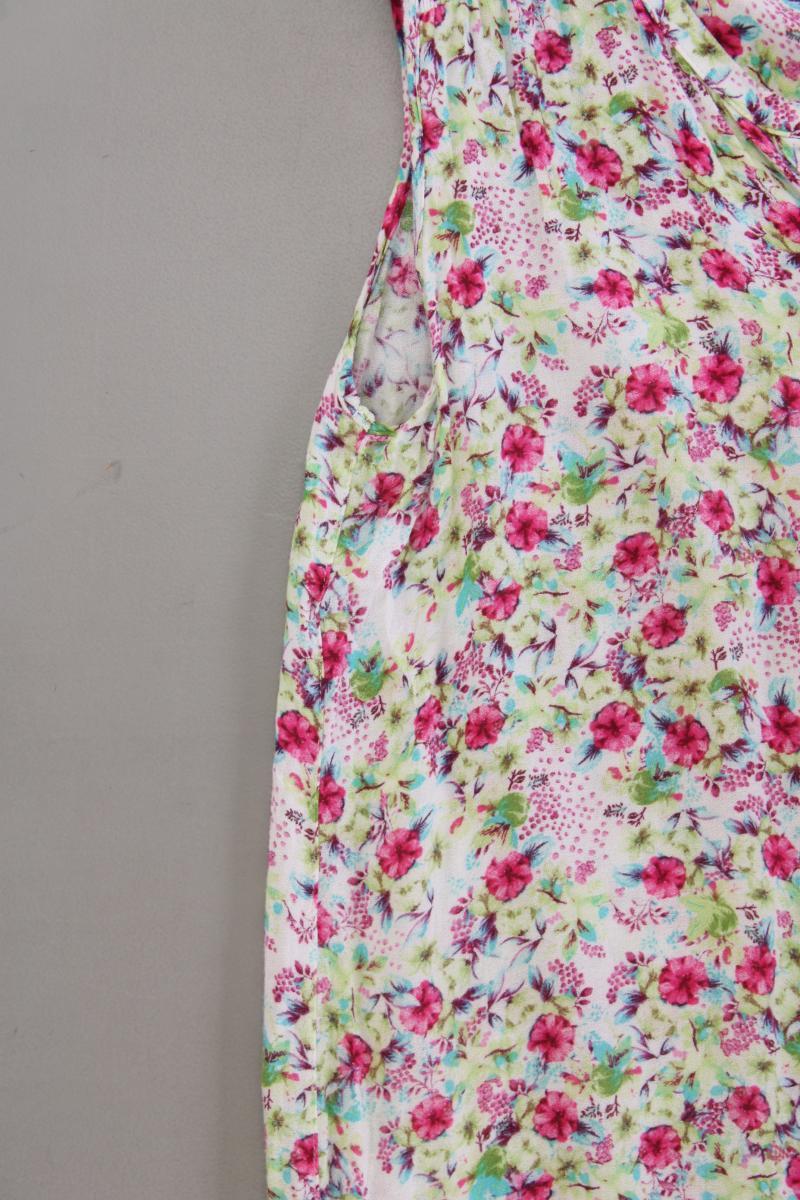 edc by Esprit Ärmellose Bluse Gr. M mit Blumenmuster mehrfarbig aus Viskose