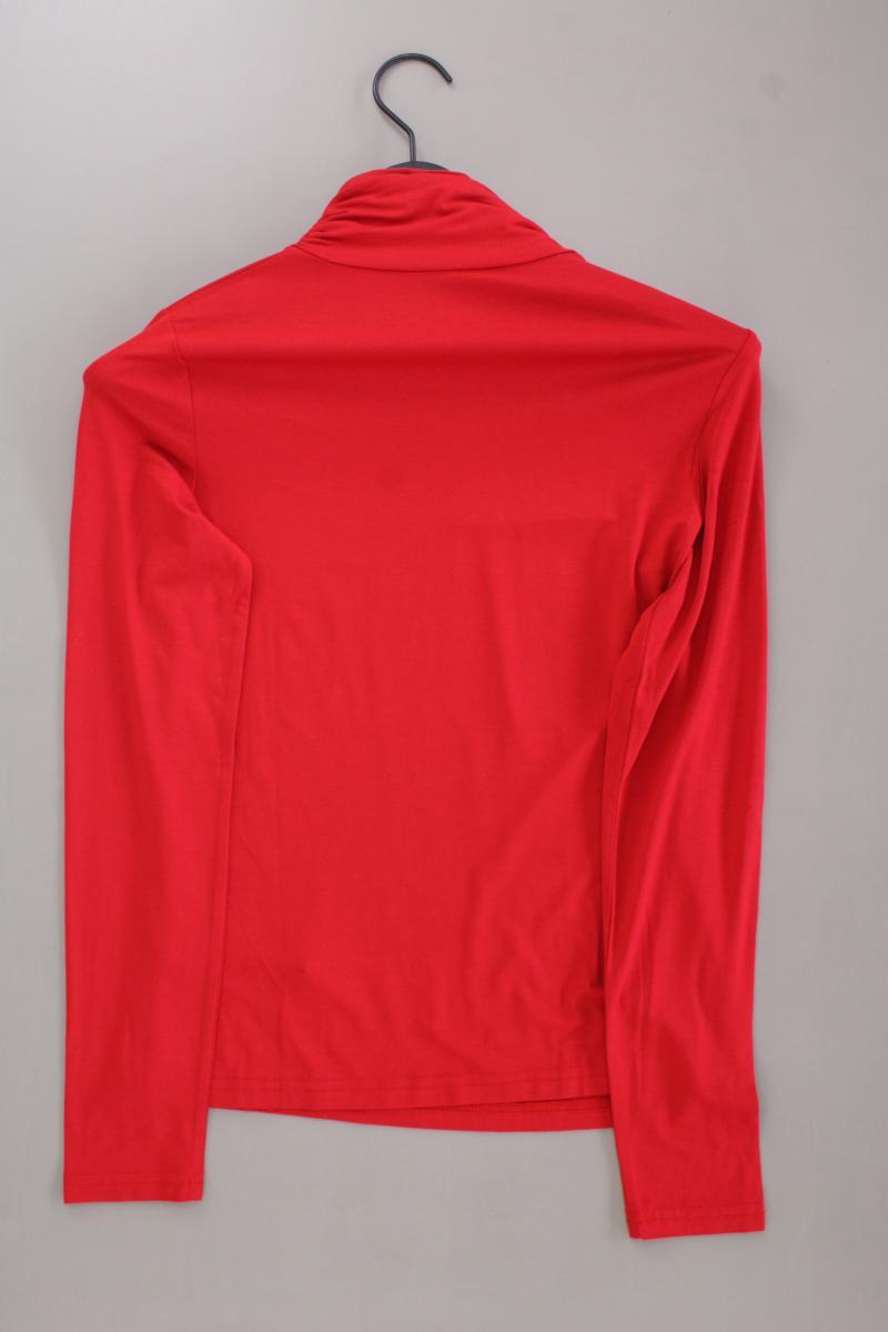 Taifun Rollkragenshirt Gr. 36 neuwertig Langarm rot aus Viskose