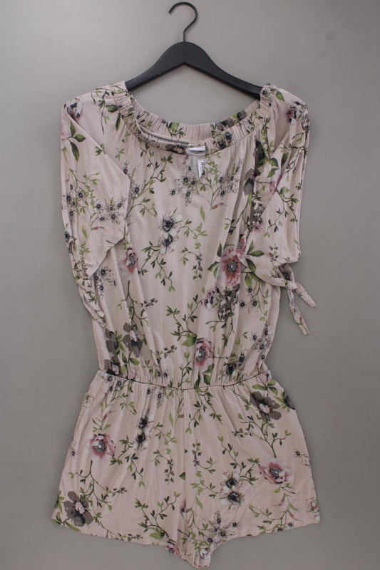 Lascana Classic Jumpsuit Gr. 38 mit Blumenmuster creme aus Viskose