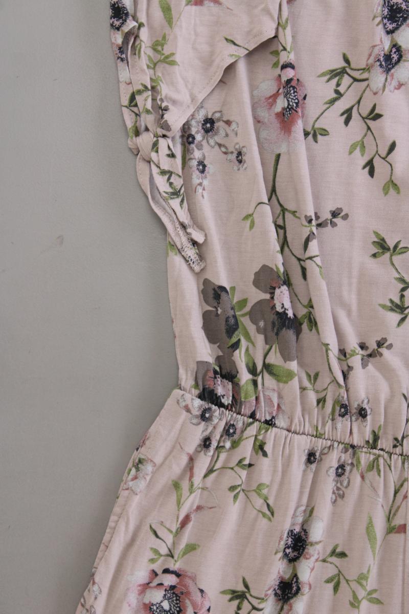 Lascana Classic Jumpsuit Gr. 38 mit Blumenmuster creme aus Viskose