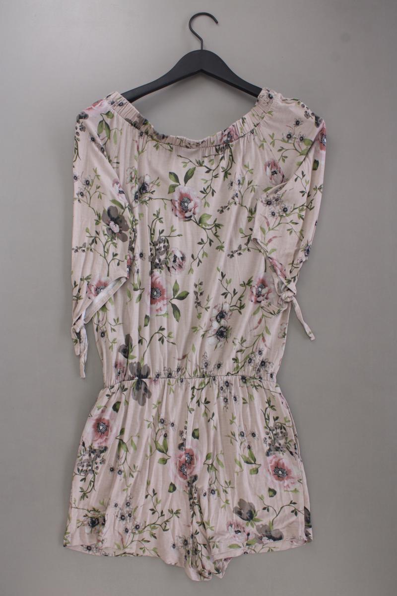 Lascana Classic Jumpsuit Gr. 38 mit Blumenmuster creme aus Viskose