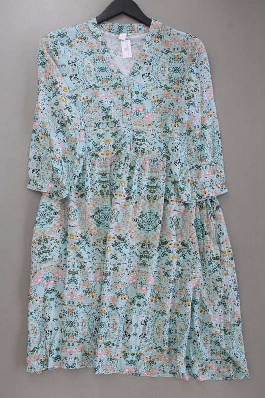 QS by s.Oliver Midikleid Gr. 38 neuwertig 3/4 Ärmel blau aus Viskose