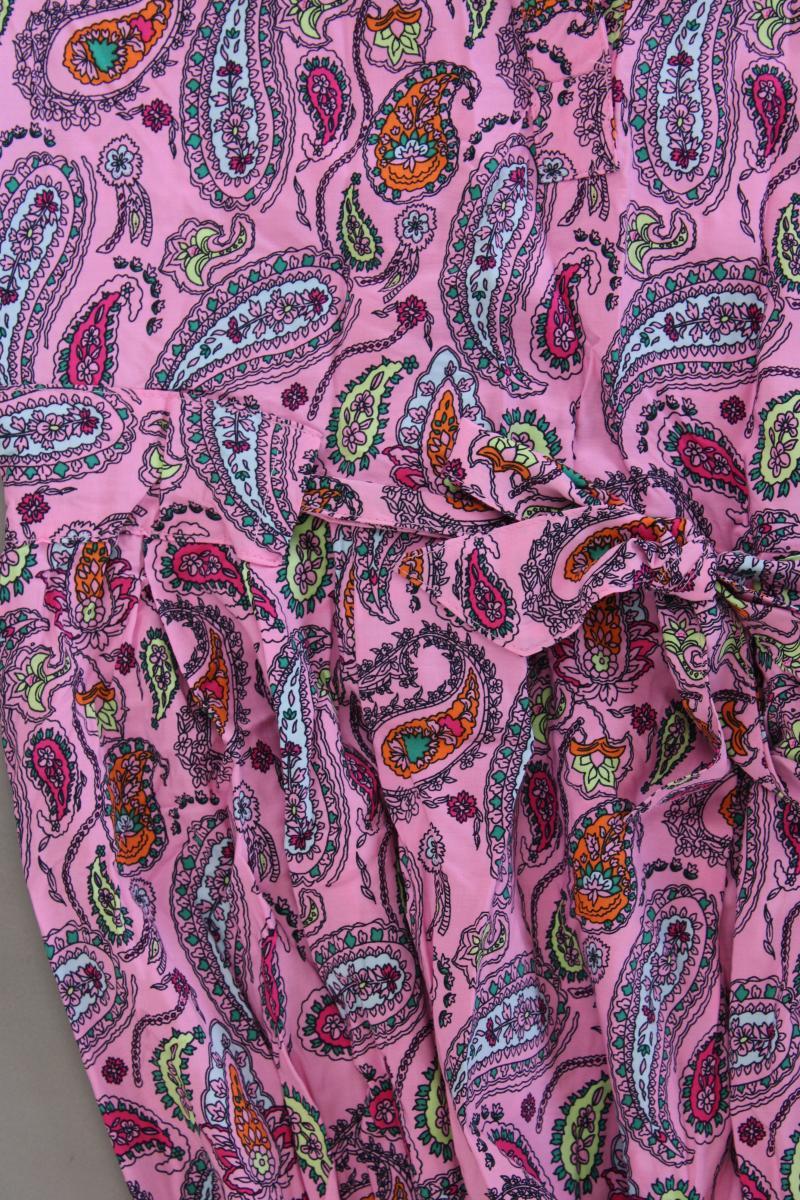 Looks by Wolfgang Joop Kurzarmkleid Gr. S mit Paisleymuster rosa aus Baumwolle