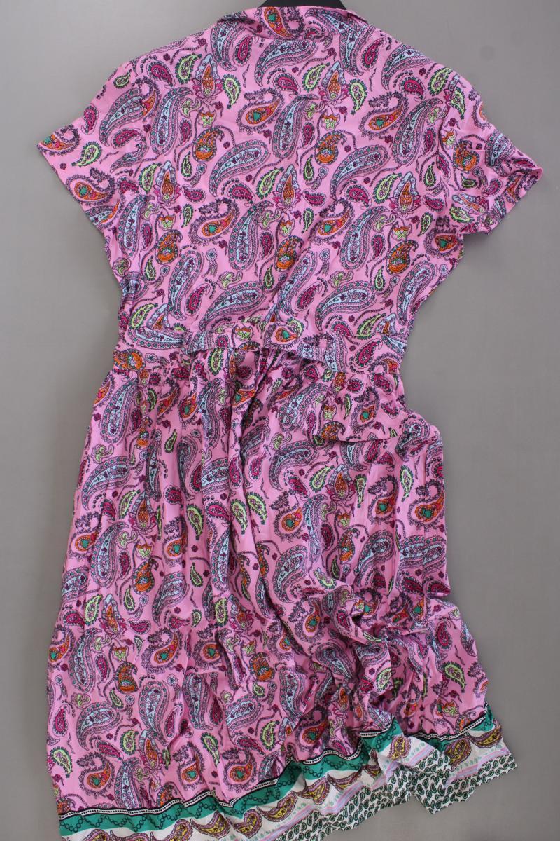 Looks by Wolfgang Joop Kurzarmkleid Gr. S mit Paisleymuster rosa aus Baumwolle