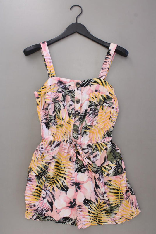 Lascana Kurzer Jumpsuit Gr. 36 mit Blumenmuster neuwertig mehrfarbig aus Viskose