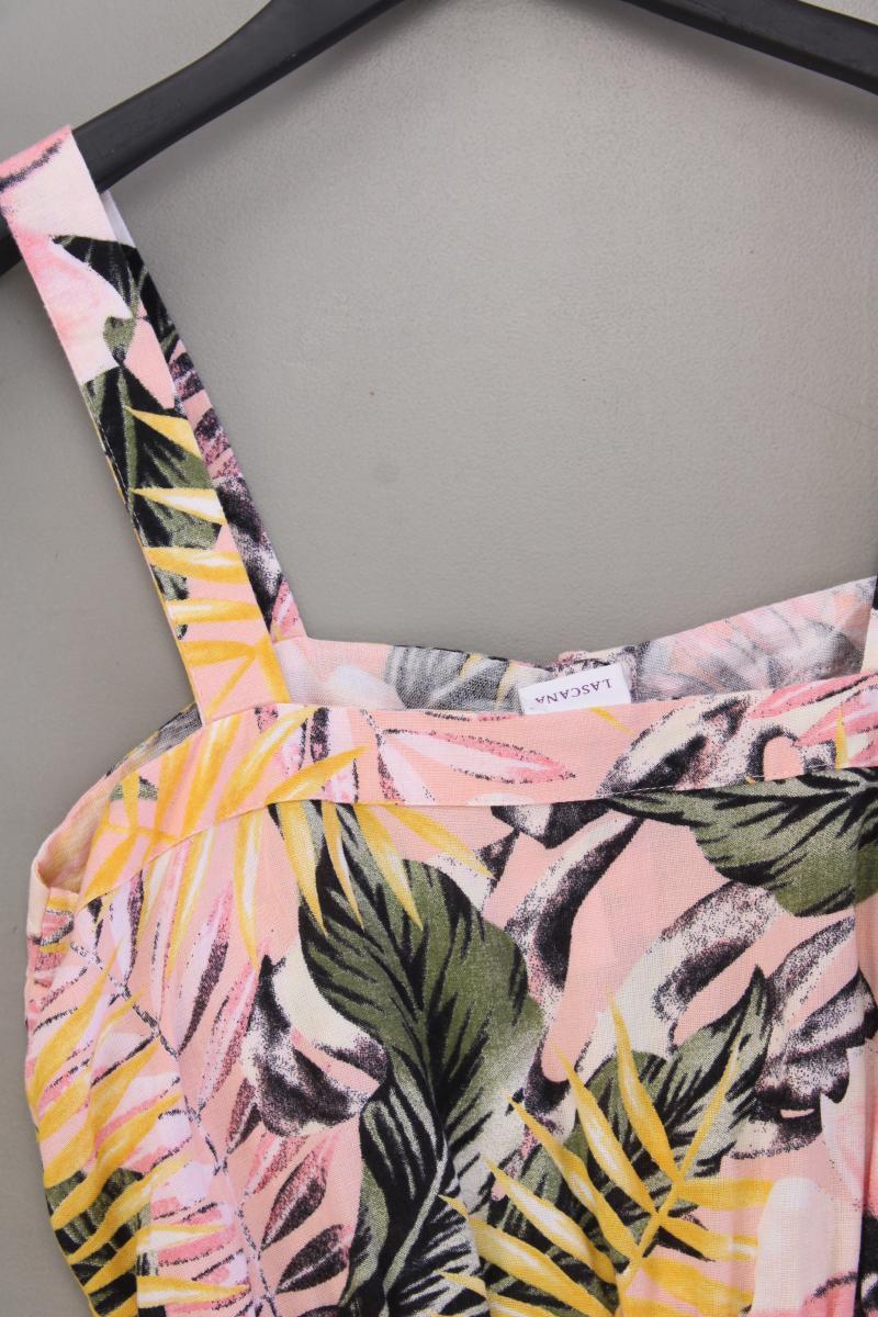 Lascana Kurzer Jumpsuit Gr. 36 mit Blumenmuster neuwertig mehrfarbig aus Viskose