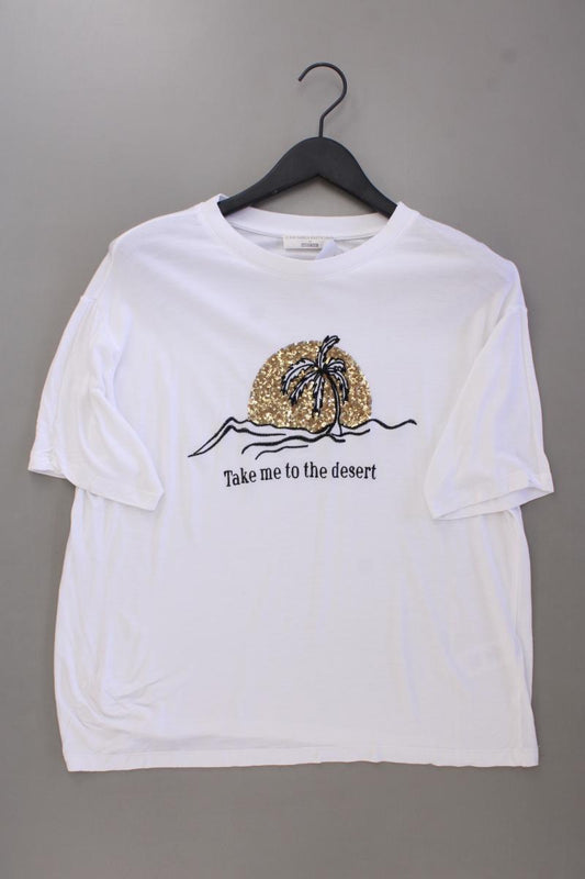 GuidoMaria Kretschmer AboutYou T-Shirt Gr. 40 neuwertig Kurzarm mit Pailletten