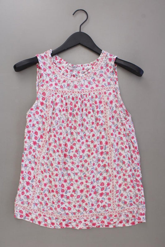 edc by Esprit Ärmellose Bluse Gr. S mit Blumenmuster pink