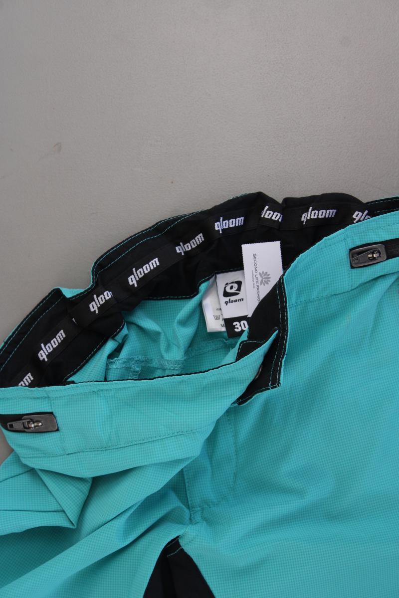 Qloom Shorts Gr. W30 türkis aus Polyester