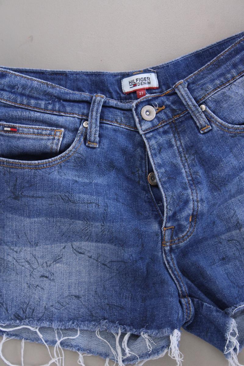 Hilfiger Denim Jeansshorts Gr. W27 neuwertig blau aus Baumwolle