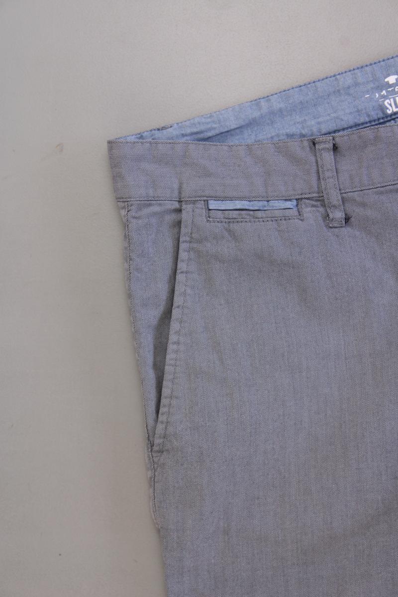 Tom Tailor Chino Shorts für Herren Gr. W33 grau aus Baumwolle