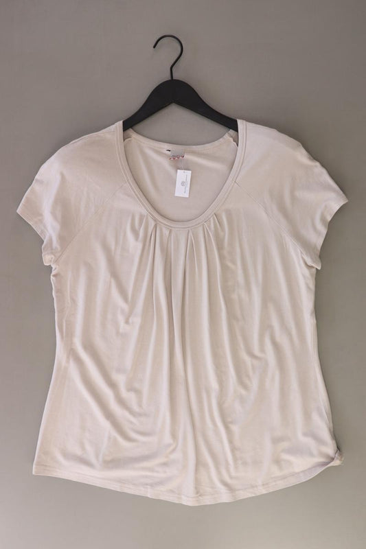 Qiero! T-Shirt Gr. L Kurzarm creme aus Viskose