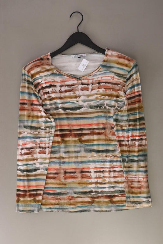 Steilmann Printshirt Gr. L Langarm mehrfarbig aus Viskose