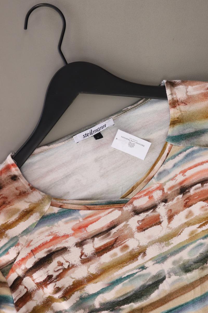 Steilmann Printshirt Gr. L Langarm mehrfarbig aus Viskose