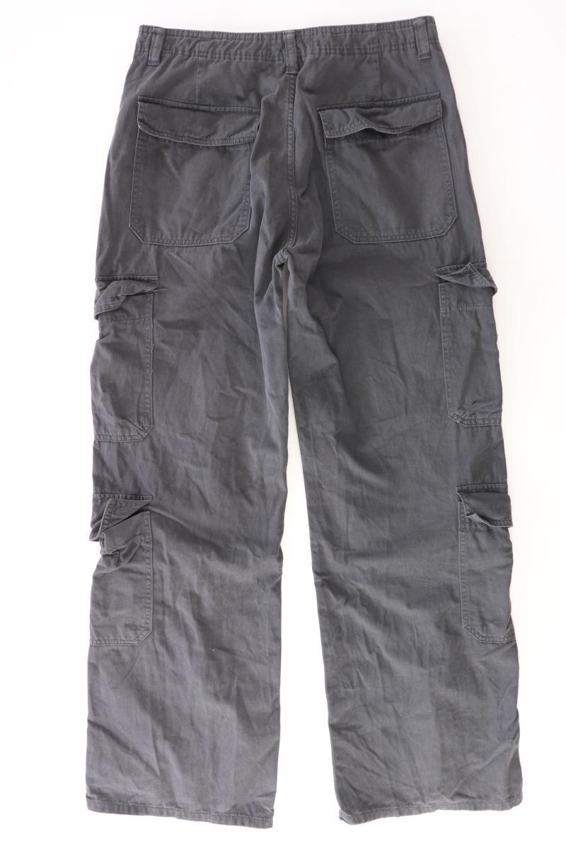 Zara Cargohose Gr. 42 grau aus Baumwolle