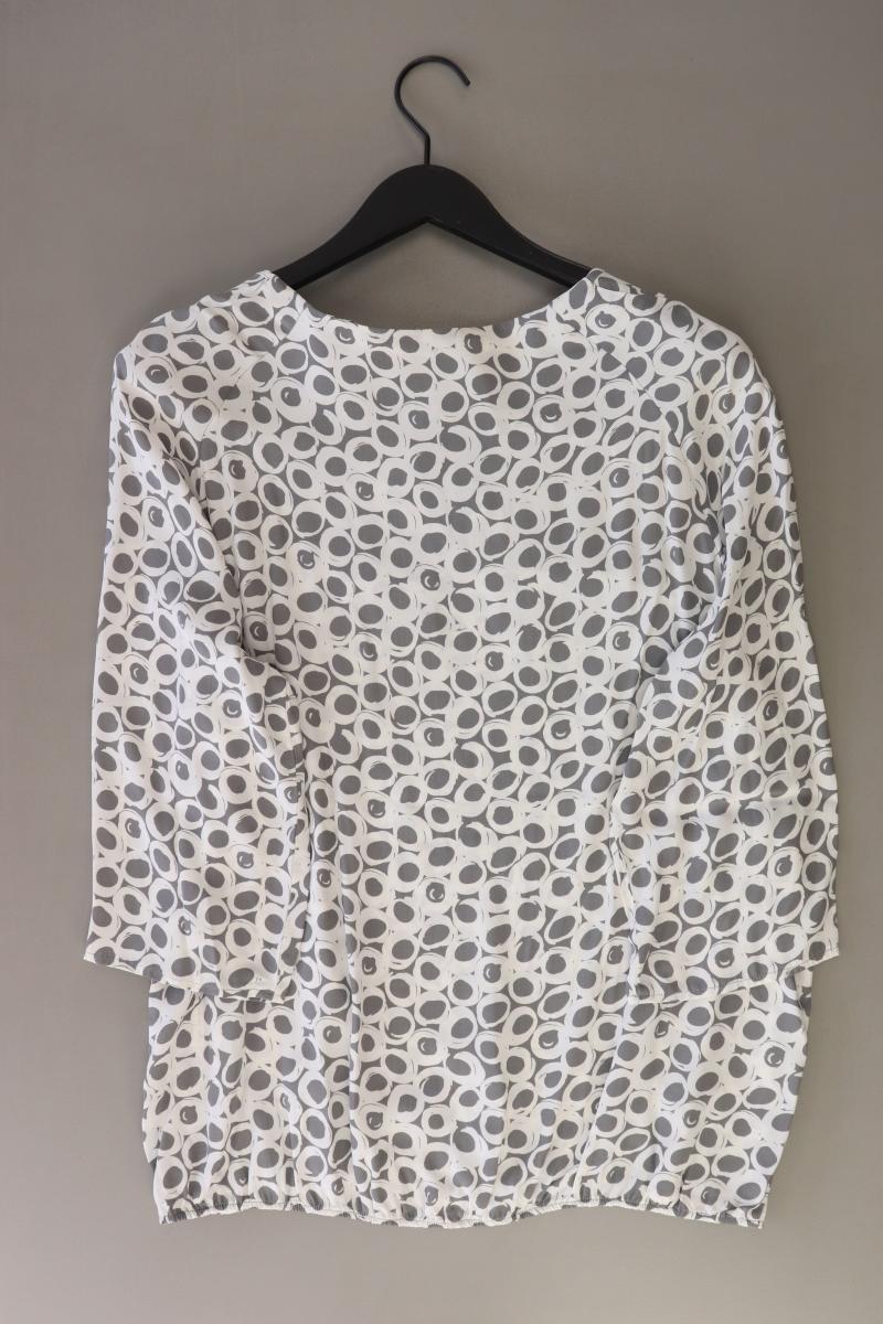 Alba Moda Regular Bluse Gr. 44 3/4 Ärmel grau aus Viskose