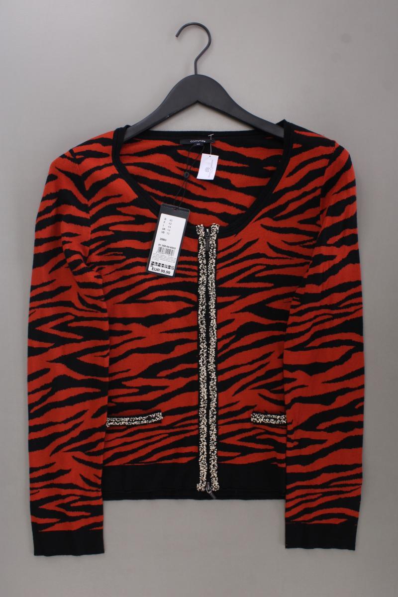 comma, Strickjacke Gr. 40 mit Tierdruck neu mit Etikett Neupreis: 99,99€! orange