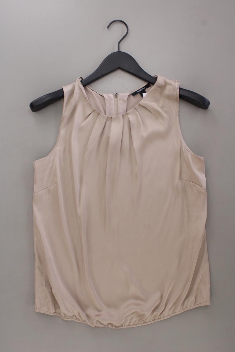 comma, Ärmellose Bluse Gr. 40 creme aus Polyester
