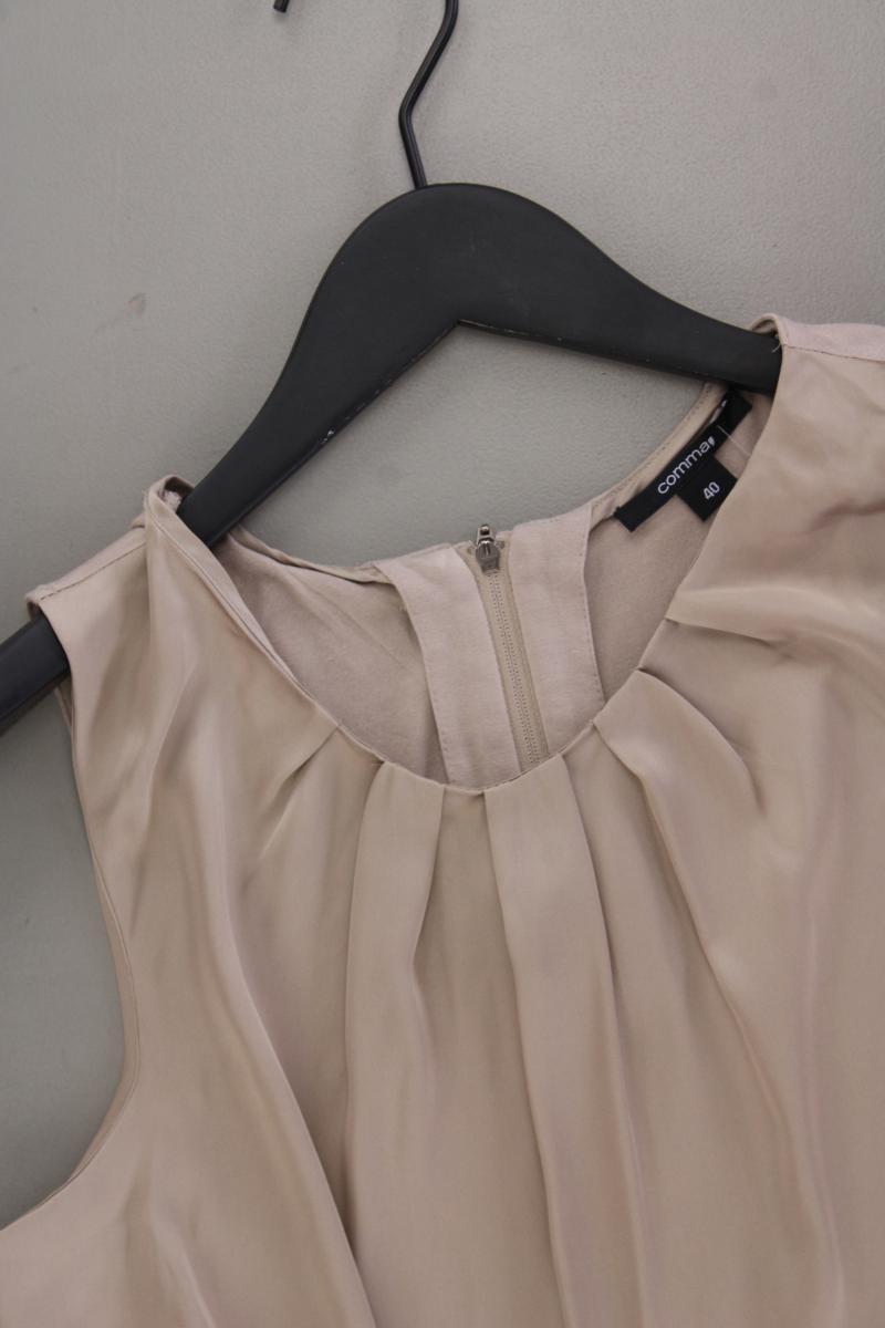 comma, Ärmellose Bluse Gr. 40 creme aus Polyester