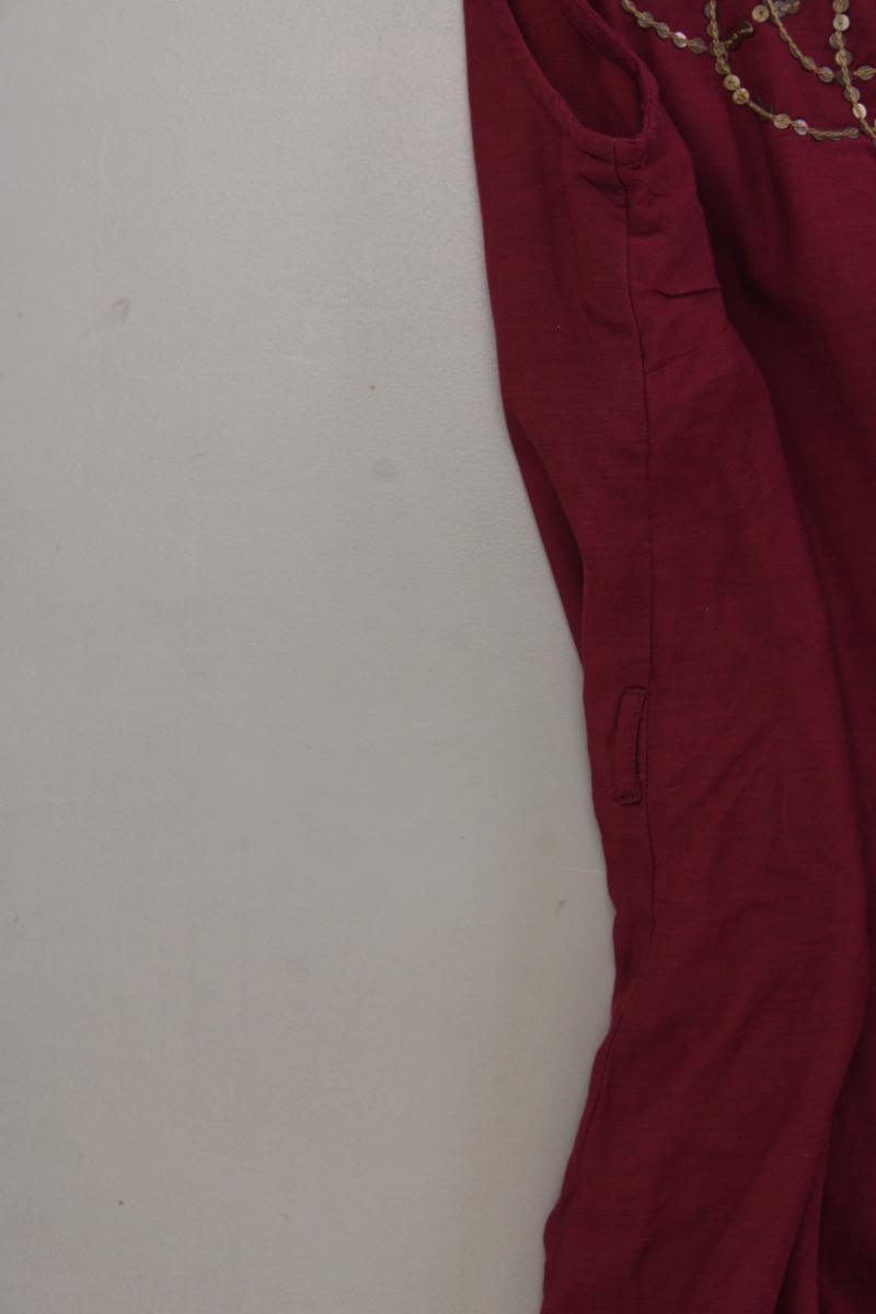 Street One Midikleid Gr. 40 Ärmellos rot aus Baumwolle