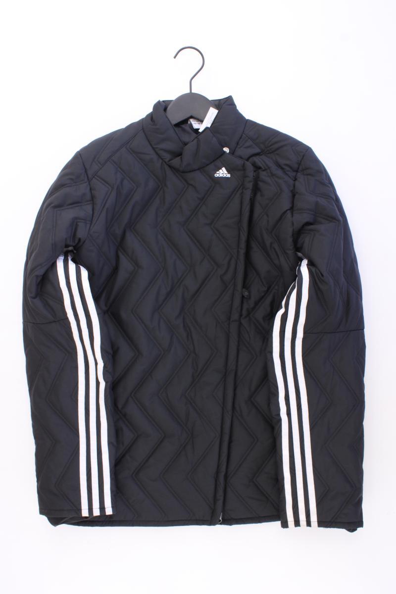 Adidas Steppjacke Gr. 38 Vintage schwarz aus Polyester