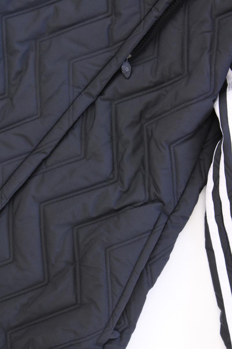 Adidas Steppjacke Gr. 38 Vintage schwarz aus Polyester
