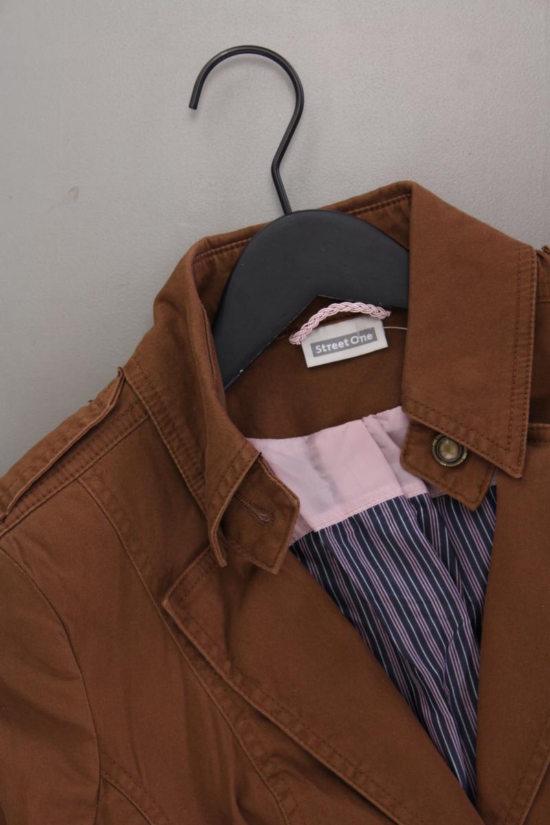 Street One Classic Blazer Gr. 38 braun aus Baumwolle