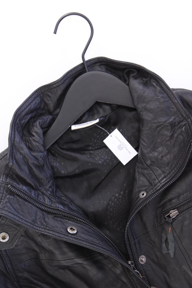 Street One Lederjacke Gr. 42 schwarz