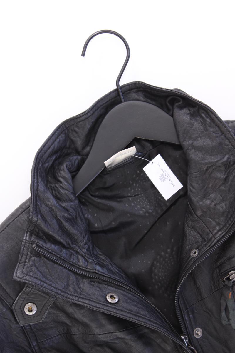 Street One Lederjacke Gr. 42 schwarz