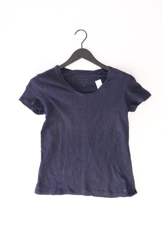 Marc O'Polo Leinenshirt Gr. L Kurzarm blau