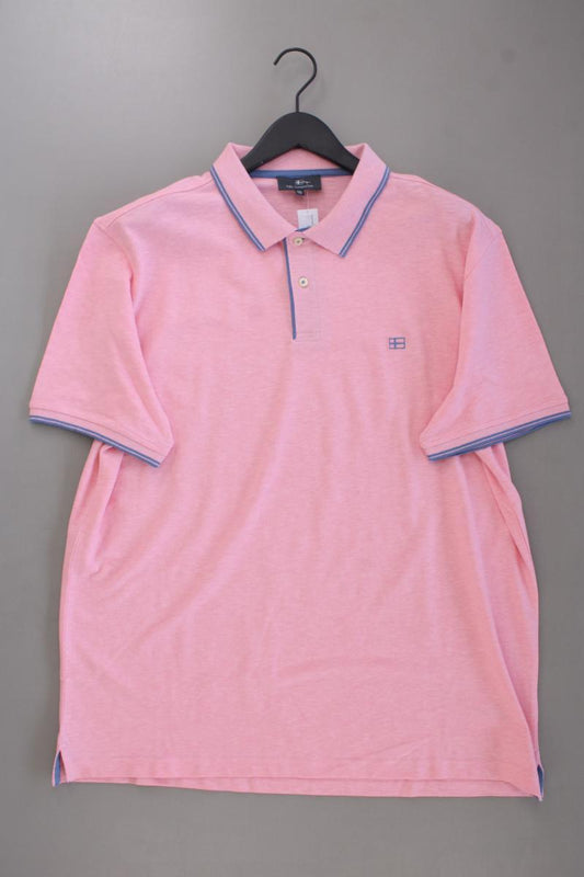 Nils Sundström Poloshirt für Herren Gr. 58 neuwertig Kurzarm rosa aus Baumwolle