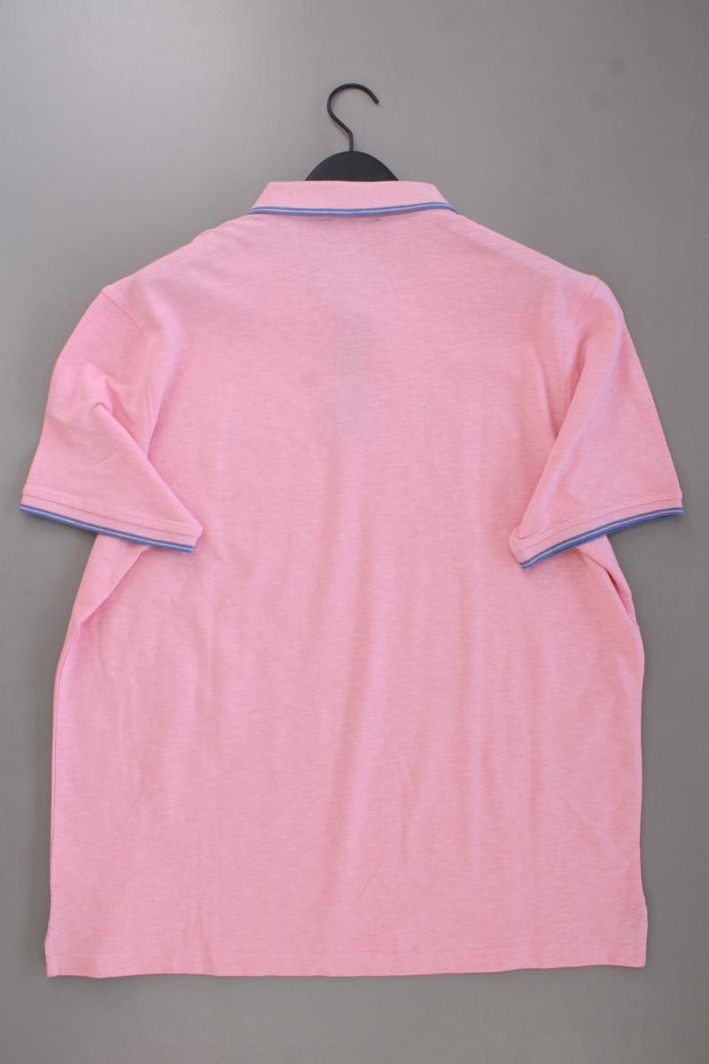 Nils Sundström Poloshirt für Herren Gr. 58 neuwertig Kurzarm rosa aus Baumwolle
