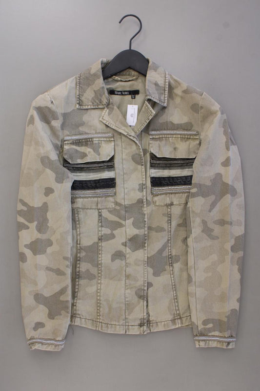 Marc Aurel Classic Jacke Gr. 36 camouflage olivgrün aus Baumwolle