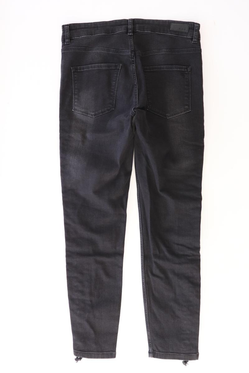 Set Straight Jeans Gr. 38 schwarz aus Baumwolle