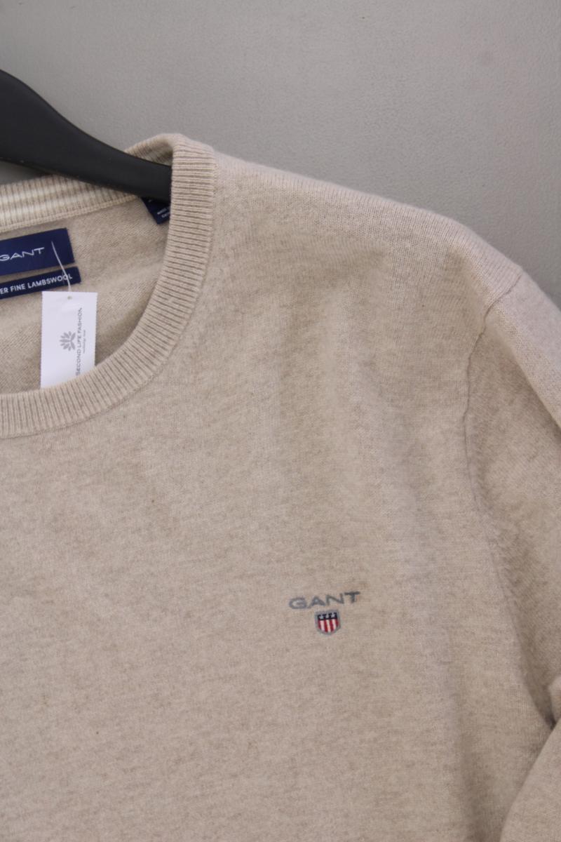 Gant Wollpullover für Herren Gr. XXL creme
