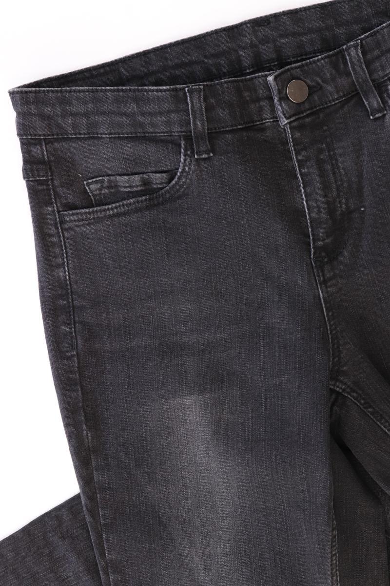 Set Skinny Jeans Gr. 40 schwarz aus Baumwolle