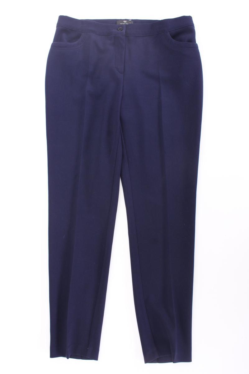 Peter Hahn Anzughose Gr. 42 neuwertig blau aus Polyester