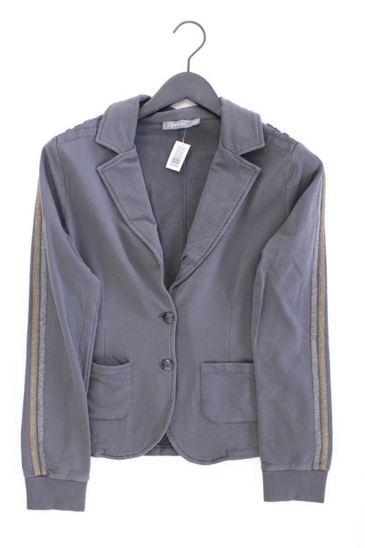 Geisha Jerseyblazer Gr. 38 neuwertig grau aus Baumwolle
