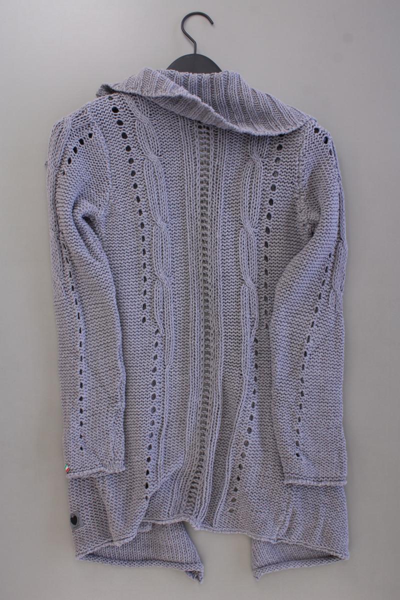 Frieda&Freddies Strickjacke Gr. 36 Langarm grau aus Baumwolle