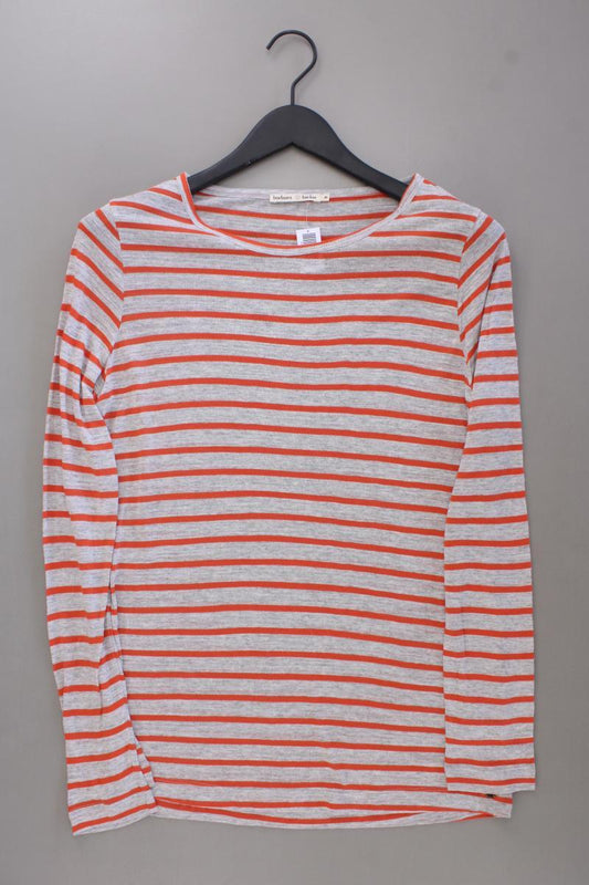 Barbara Becker Ringelshirt Gr. 40 gestreift neuwertig Langarm orange aus Viskose