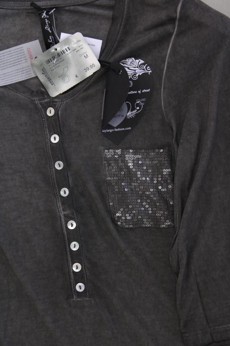 Key Largo Slim Shirt Gr. M neu mit Etikett Neupreis: 39,95€! 3/4 Ärmel grau